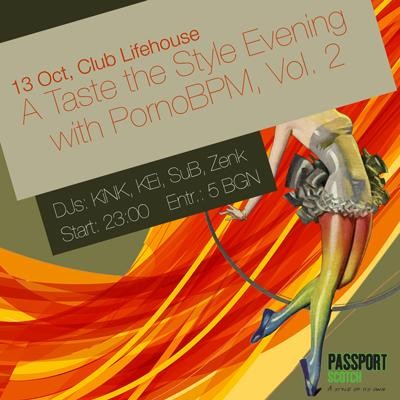 A taste the style evening with PornoBPM, Second Edition